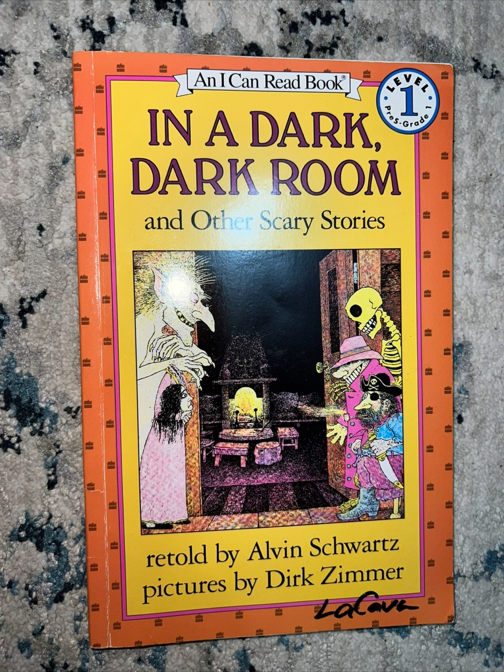 In a Dark, Dark Room and Other Scary Stories — Yellow & Orange Cover